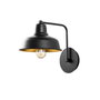 Opviq Berceste - 181BLACK-A Lámpara de pared negra